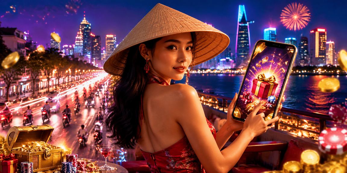 Người phụ nữ Việt Nam đội nón lá đăng nhập casino di động tại Hồ Chí Minh